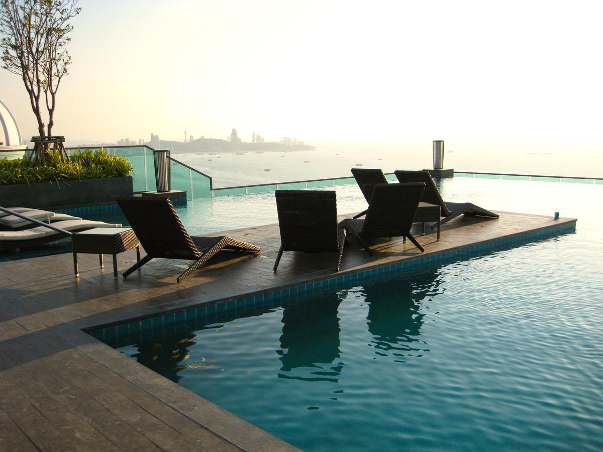 Ferienwohnung Wong Amat Tower Pattaya Exterior foto