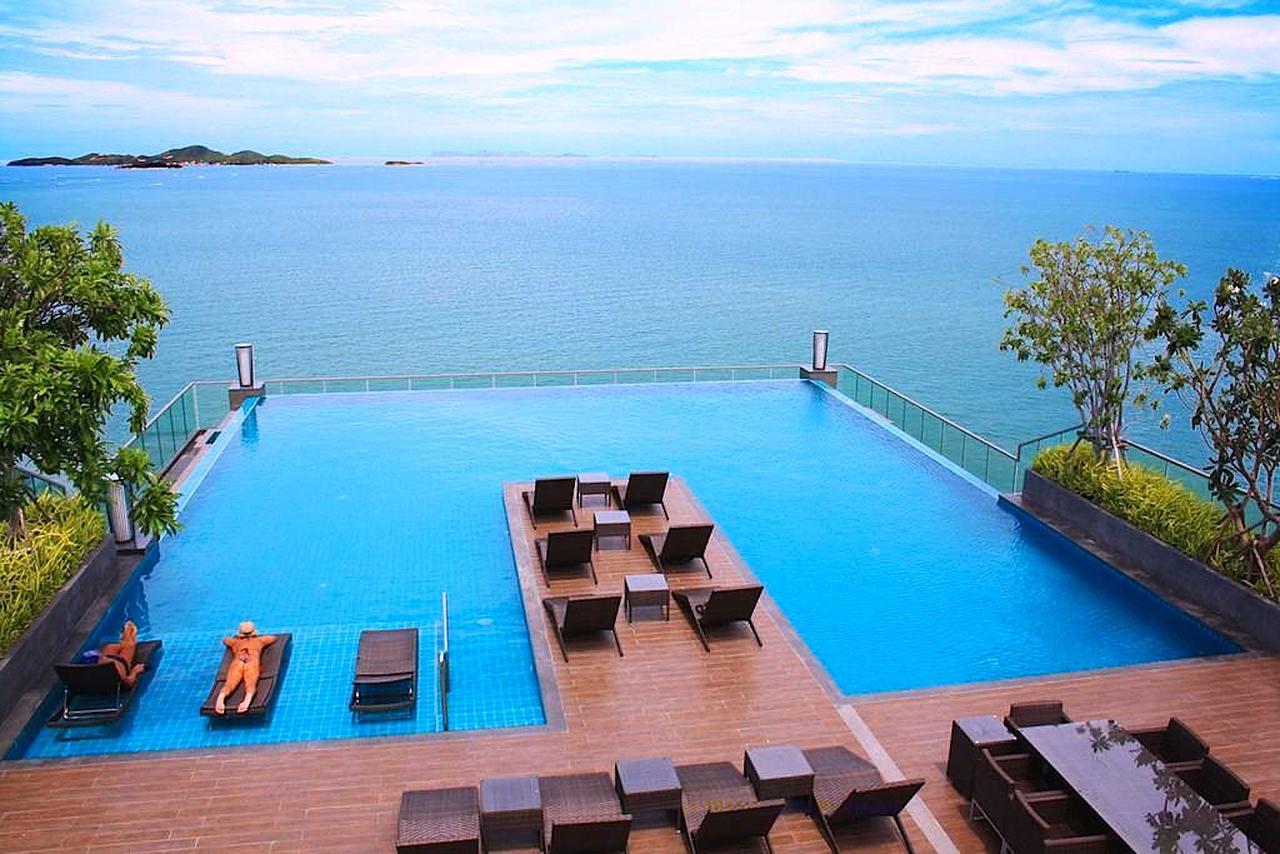 Ferienwohnung Wong Amat Tower Pattaya Exterior foto